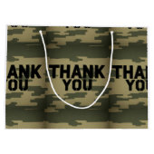 Sac cadeau Camouflage "Merci" (Dos)