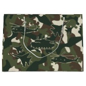Sac cadeau Camouflage militaire - Fête d'anniversa (Devant)