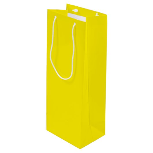 Sac cadeau canari de vin jaune (Devant Angle)