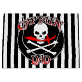 Sac cadeau Capitaine Papa (Devant)