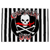 Sac cadeau Capitaine Papa (Dos)