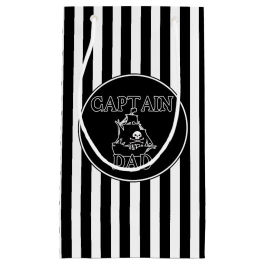 Sac cadeau Capitaine Papa (Devant)