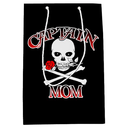 Sac cadeau Captain Mom (Devant)