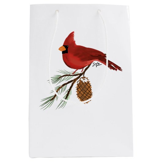 Sac cadeau Cardinal (Devant)