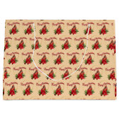 Sac cadeau Cardinal de style vintage (Devant)