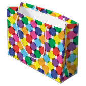 Sac Cadeau Carrés Colorés (Dos Angle)
