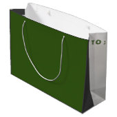 Sac cadeau/Carte/ MMETROPOLIM NATURE DESIGN Grand  (Dos Angle)