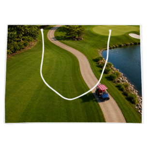 Sac Cadeau Célébration du 14 juillet pour golfeur Grand sac-