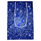 Sac cadeau Celestial Blue Swirls & Stars (Dos)