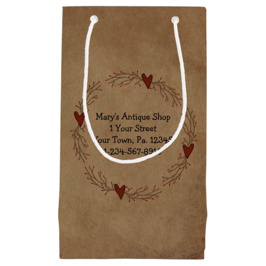 Sac cadeau Cercle Coeur Pip Berry (Devant)