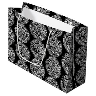Sac Cadeau Cercle maya, hiéroglyphe mexicain (Maya) grand cad