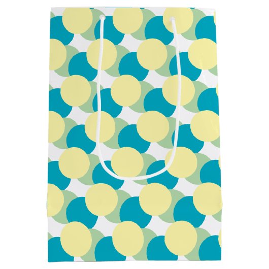 Sac cadeau - Cercles pastel chevauchant (Dos)