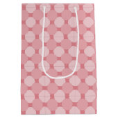 Sac cadeau - Cercles surlignés en rose (Dos)