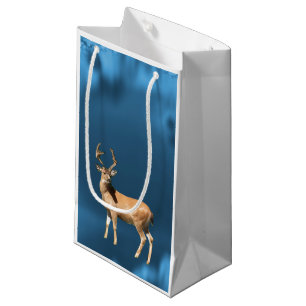 Sac Cadeau Cerf Avec Bois