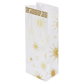 Sac Cadeau Champagne Wijn Cadeautas (Achterkant Gekanteld)