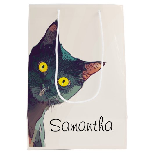 Sac cadeau chat de pékin mignon (Dos)