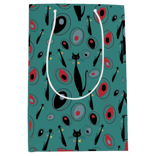 Sac Cadeau | Chats atomiques modernes du milieu du (Devant)