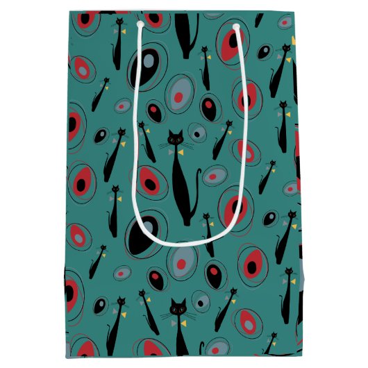 Sac Cadeau | Chats atomiques modernes du milieu du (Dos)