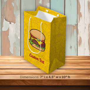 Sac Cadeau Cheeseburger Moyen