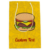 Sac Cadeau Cheeseburger Moyen (Devant)