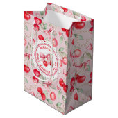 Sac cadeau Cherry Baby shower Favoriser (Devant Angle)