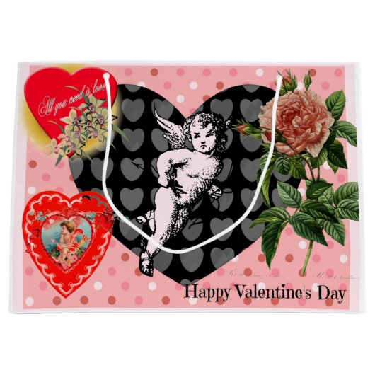 Sac cadeau Cherubs et HEART (Devant)