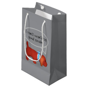 Sac cadeau - Chien curieux
