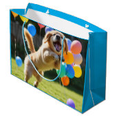 Sac cadeau chiot (Dos Angle)