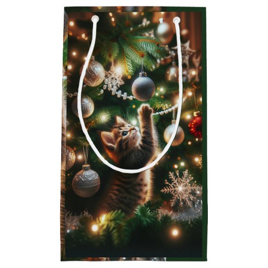 Sac cadeau Christmas Kitten (Devant)