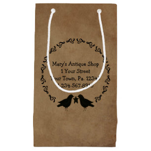 Sac cadeau circulaire de corbeaux primitifs