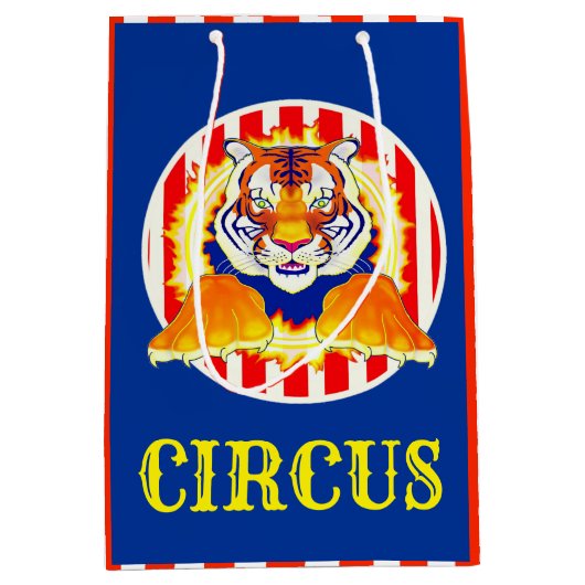 Sac cadeau Circus Tiger (Devant)