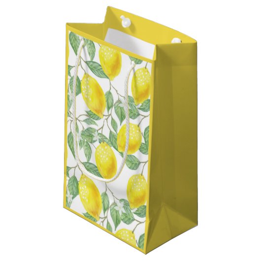 Sac cadeau citronnier (Devant Angle)