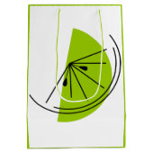 Sac cadeau Citrus Lime vert moyen (Dos)