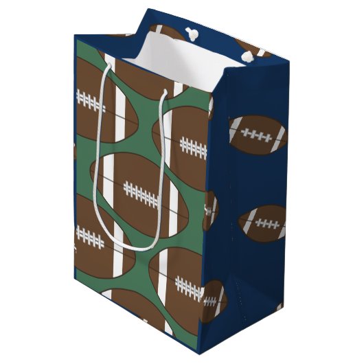 Sac cadeau classique de football (Devant Angle)