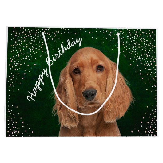 Sac cadeau Cocker Spaniel (Dos)