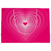 Sac Cadeau Cœur Rose (Dos)