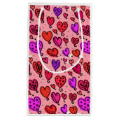 Sac cadeau Coeurs de Saint Valentin (Devant)