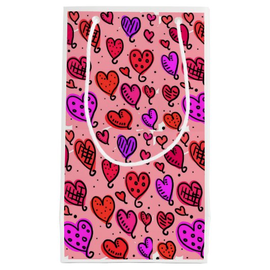 Sac cadeau Coeurs de Saint Valentin (Devant)