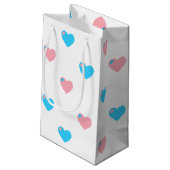 Sac cadeau coeurs Fierté Trans (Dos Angle)