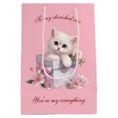 Sac Cadeau Conception Manga Cat Pour Amoureux de l (Dos)