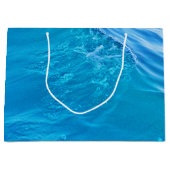 Sac cadeau cool Blue Water Wave (Devant)
