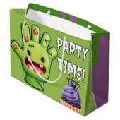 Sac cadeau cool fille Zombie réversible (Dos Angle)