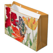 Sac cadeau COQUELICOTS ET FLEURS (Devant Angle)