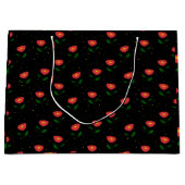 Sac Cadeau Coquelicots Fleurs Rouges (Devant)