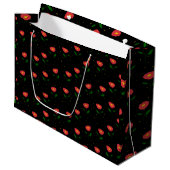 Sac Cadeau Coquelicots Fleurs Rouges (Devant Angle)