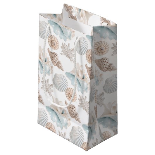 Sac Cadeau Coquillages de Plage (Devant Angle)
