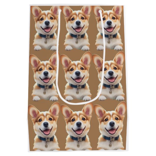 Sac cadeau Corgi (Dos)