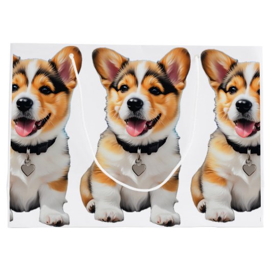 Sac cadeau Corgi (Dos)