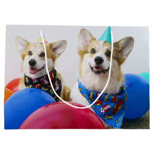 Sac cadeau Corgis (Dos)