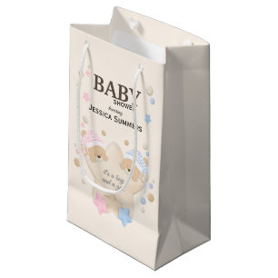 Sac Cadeau Couchage mignon Ours Teddy Twins Baby shower Petit